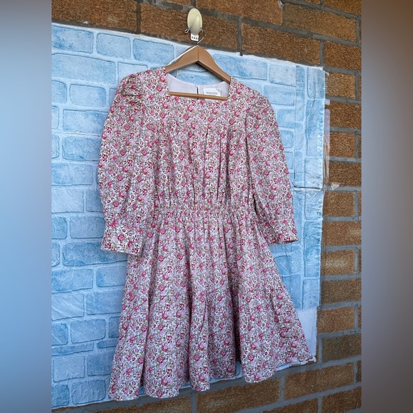 HYACINTH HOUSE Pink and Red Floral
Maddie Mini Dress size medium - Picture 5 of 16